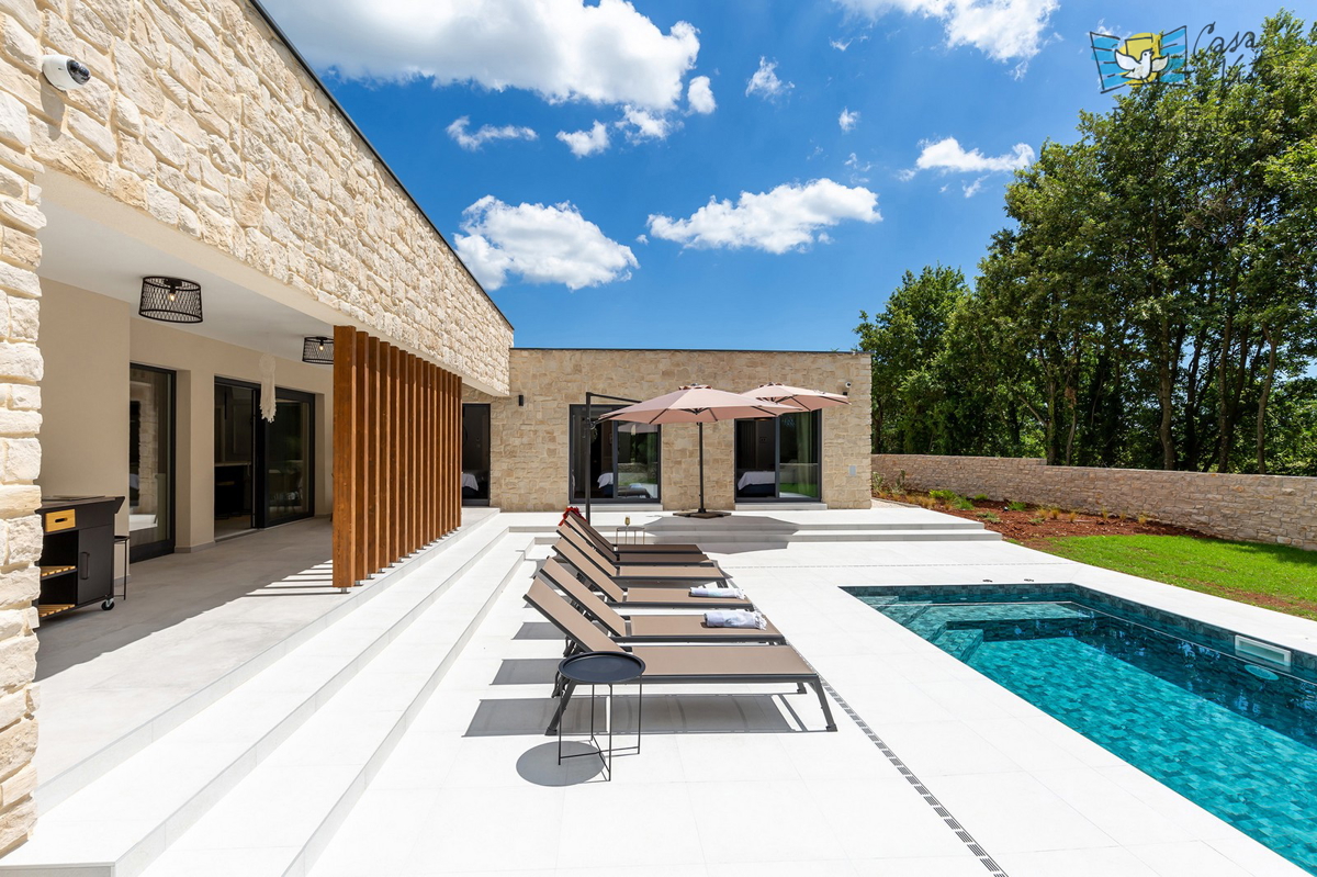 Villa modernamente arredata con piscina - Svetivinčenat, Jurišići