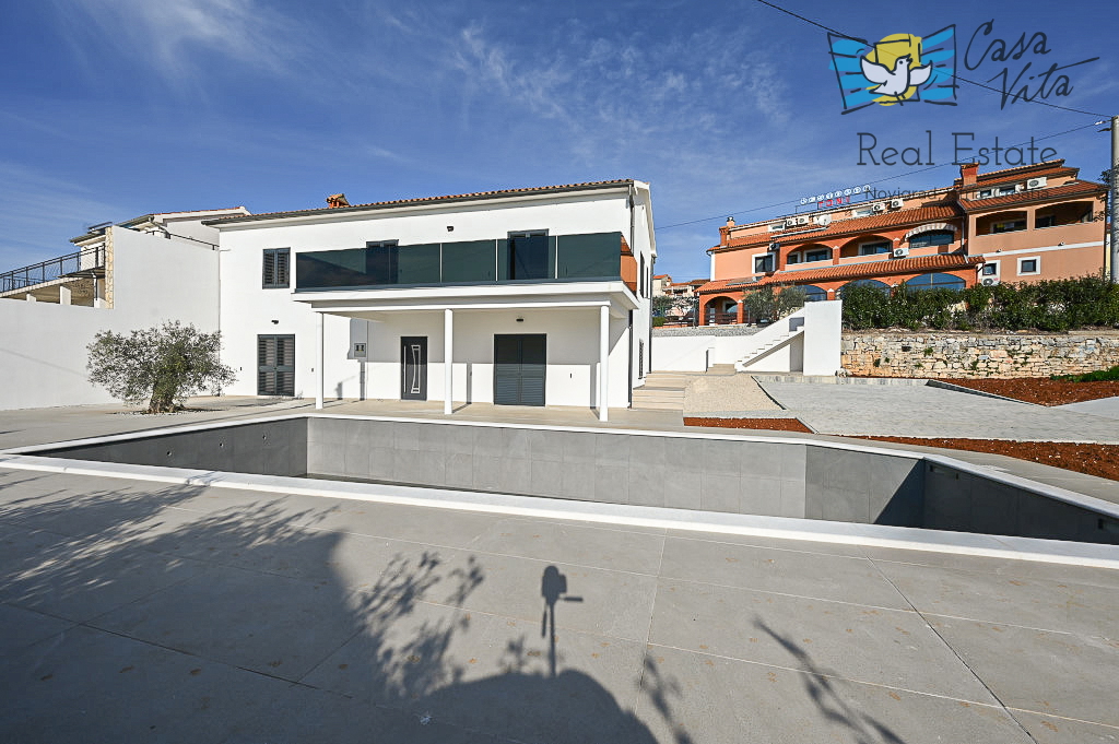 ISTRA, POREČ - Casa con piscina e vista mozzafiato sul mare!