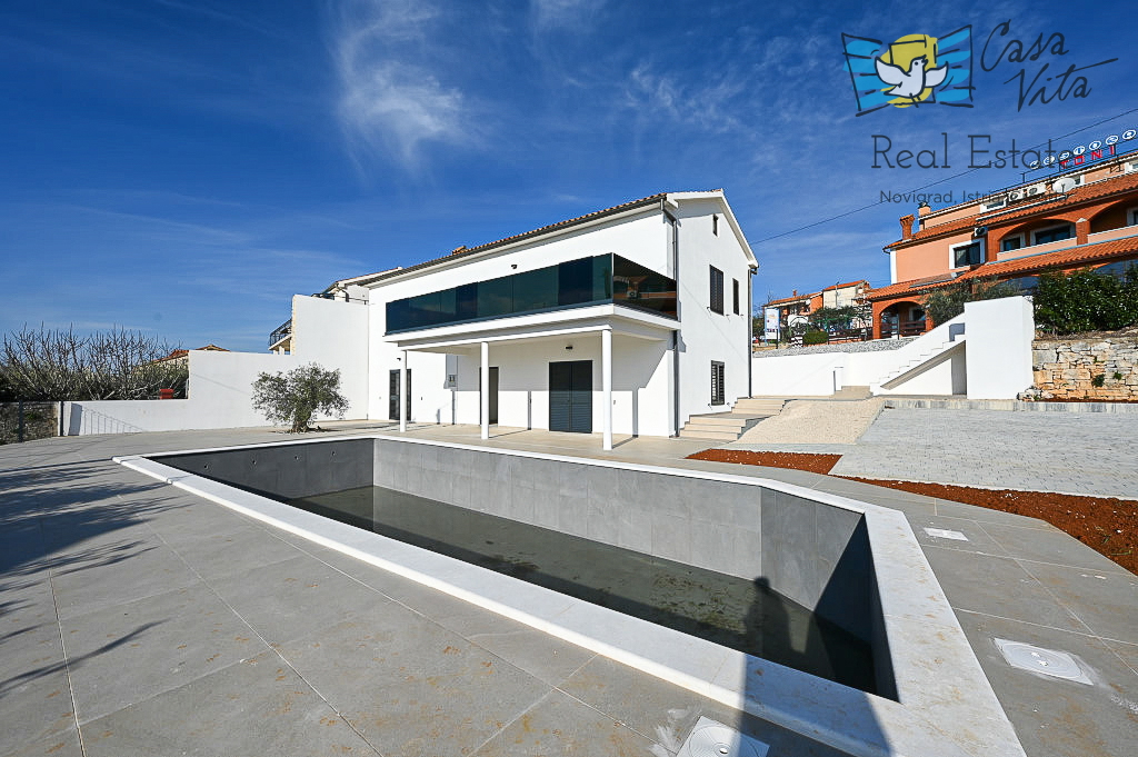 ISTRA, POREČ - Casa con piscina e vista mozzafiato sul mare!