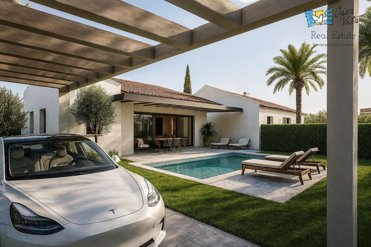 Istra, Tinjan - Terreno edificabile per la costruzione di una casa bifamiliare