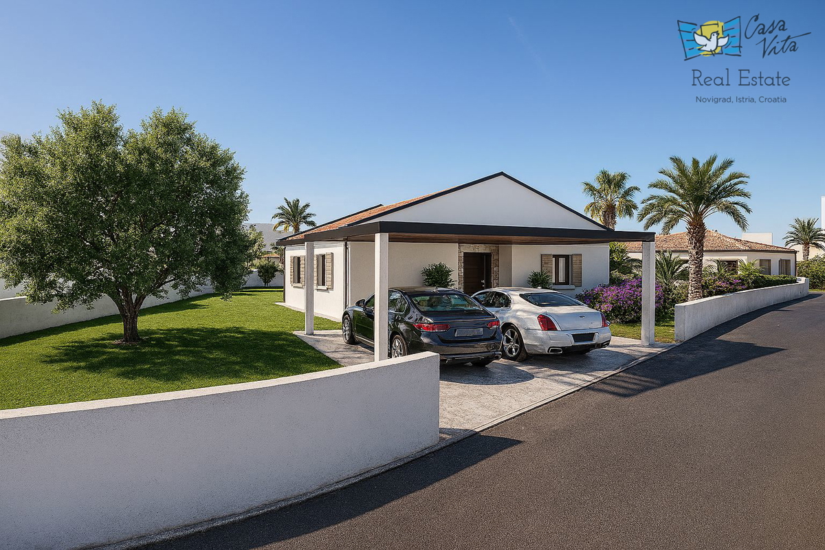 Istra, Tinjan - Terreno edificabile per la costruzione di una casa bifamiliare