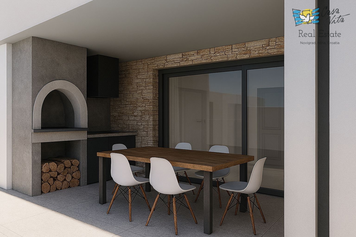 Istra, Tinjan - Terreno edificabile per la costruzione di una casa bifamiliare