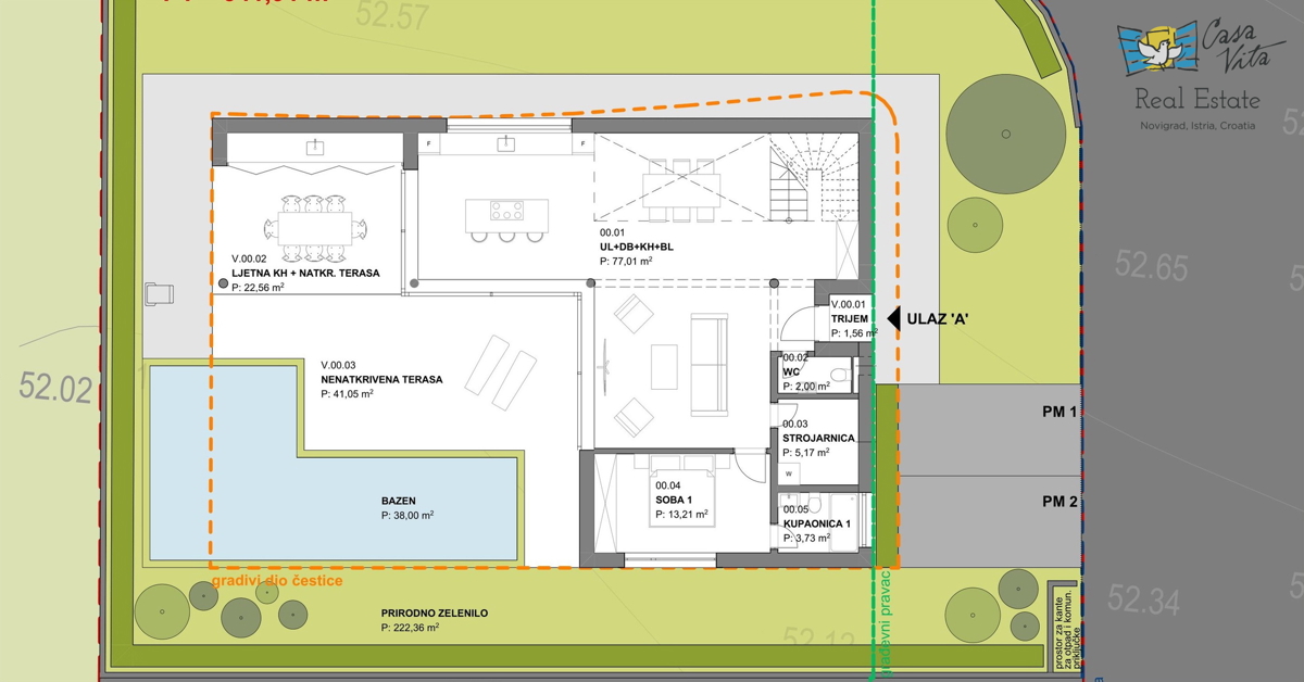 ISTRA, POREČ - Casa moderna in costruzione a 1000 m dal mare!