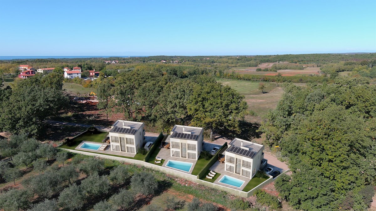 ISTRIA - zona Verteneglio, vendiamo villa moderna con piscina...