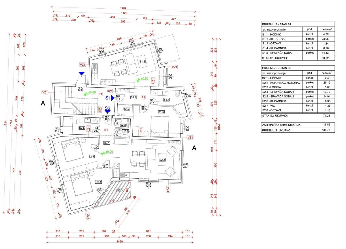 Vendita, Appartamento, 3 locali, Provincia di Istria, Umag