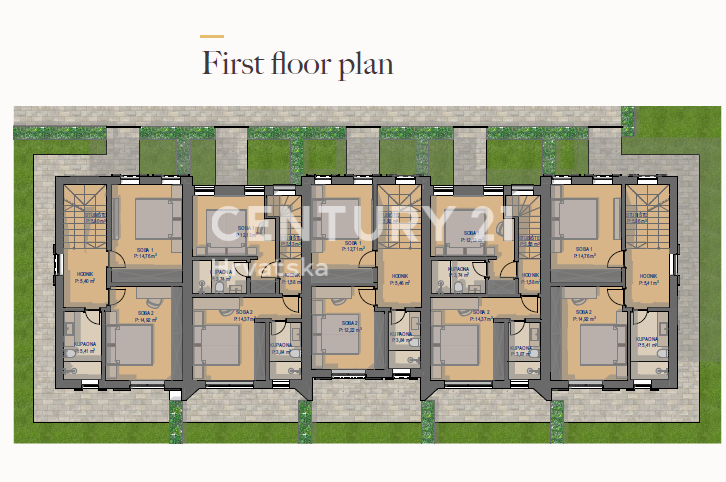 POREČ, IN VENDITA MODERNA CASA A SCHIERA NUOVA