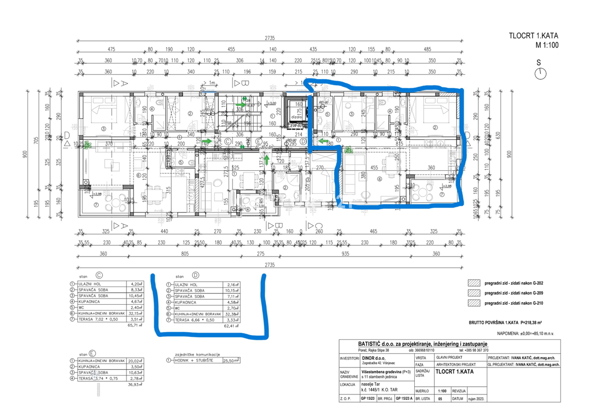 Vendita, Appartamento, 3 locali, Provincia di Istria, Tar