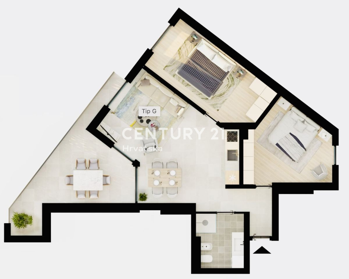 Vendita, Appartamento, 3 locali, Provincia di Istria, Umag