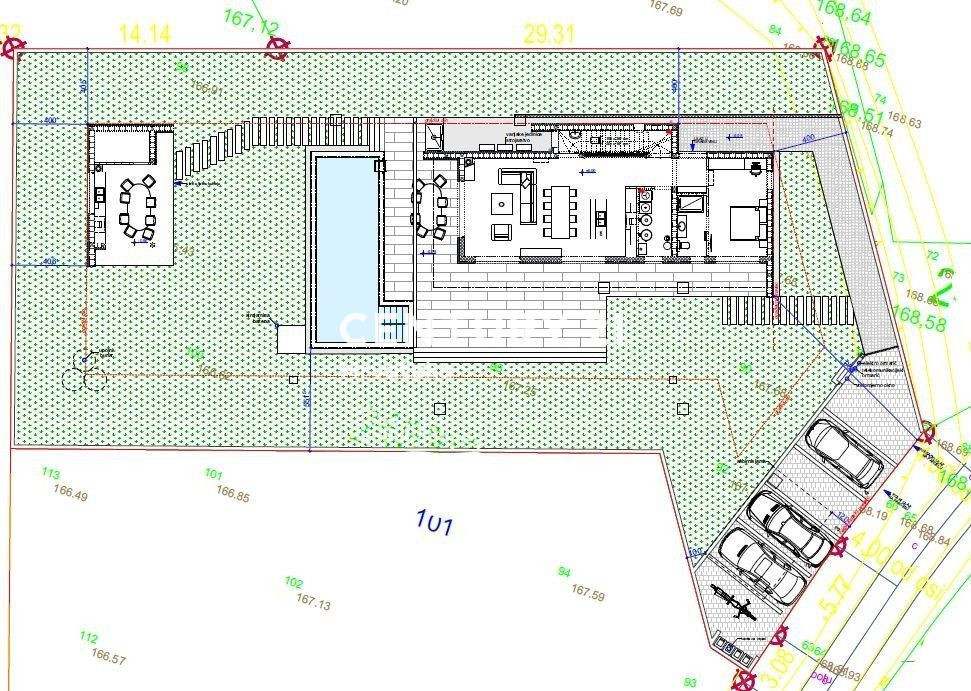 POREČ, 8 KM, MODERNA VILLETTA IN COSTRUZIONE