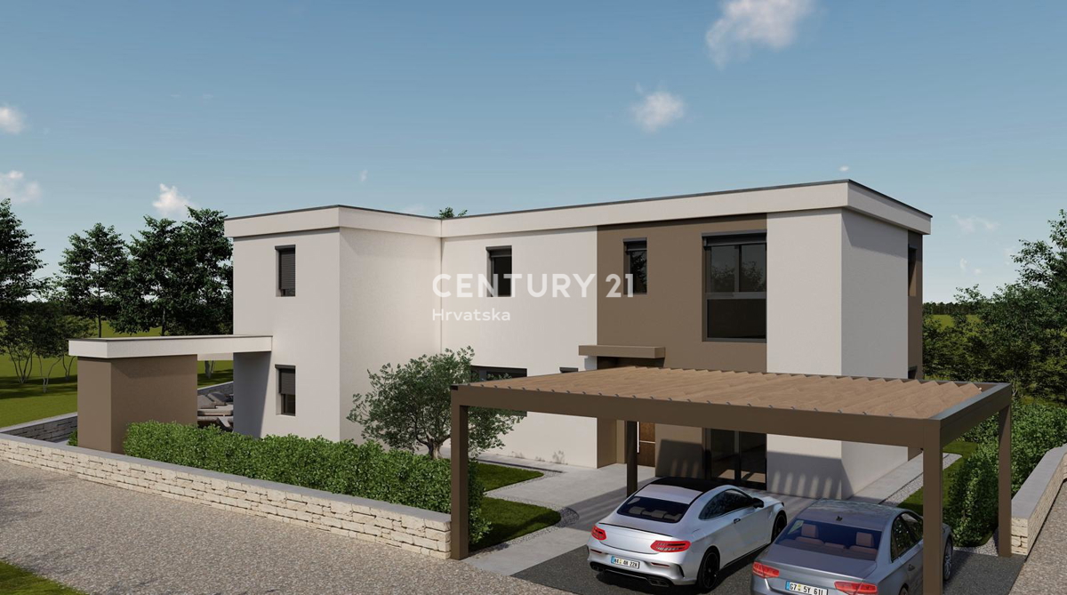 POREČ, VENDESI CASA CON PISCINA, NUOVA COSTRUZIONE, ULTIMA DISPONIBILE VICINO ALLA CINTURA VERDE