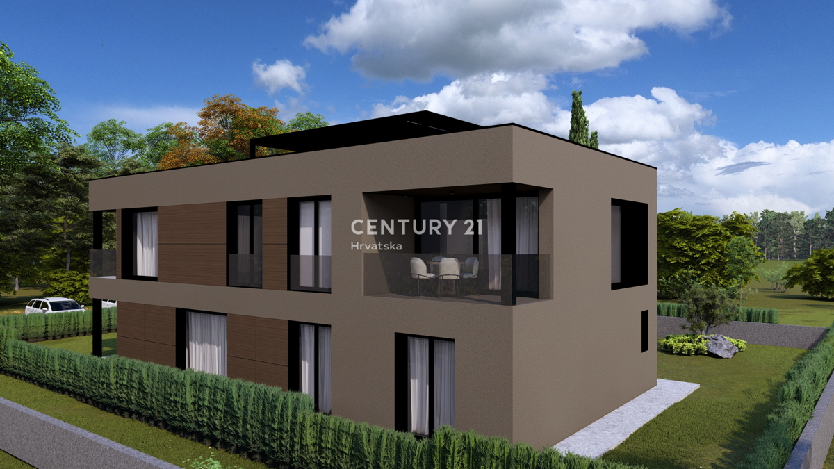 POREČ, APPARTAMENTO DUE LOCALI IN NUOVA COSTRUZIONE