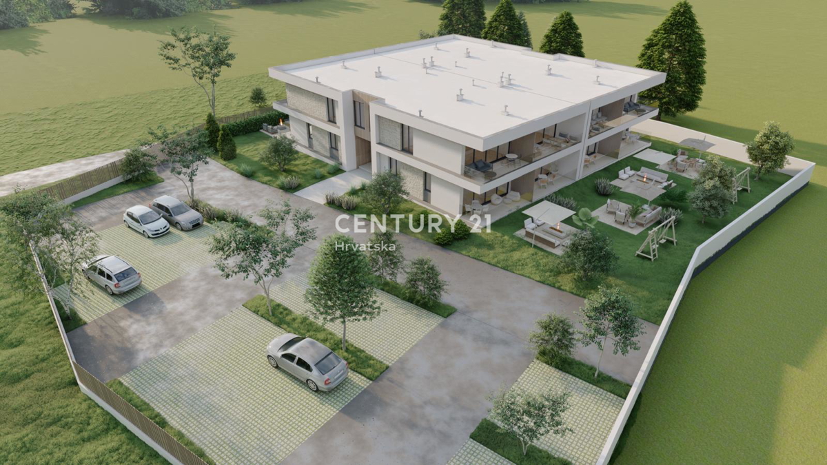 ROVINJSKO SELO, VENDITA APPARTAMENTO IN NUOVA COSTRUZIONE CON GIARDINO
