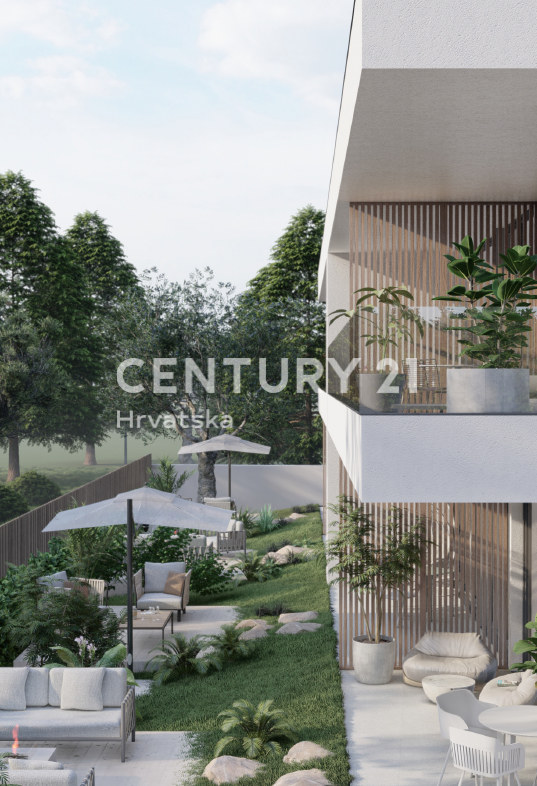 ROVINJSKO SELO, VENDITA APPARTAMENTO IN NUOVA COSTRUZIONE CON GIARDINO