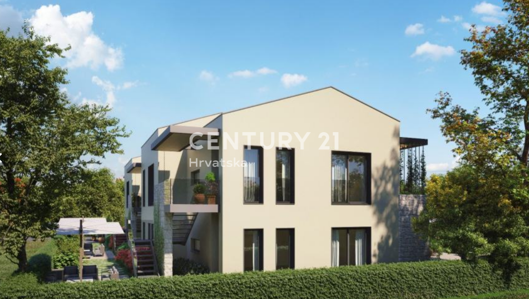 POREČ, NUOVA COSTRUZIONE, APPARTAMENTO CON TRE CAMERE DA LETTO, PIANO TERRA