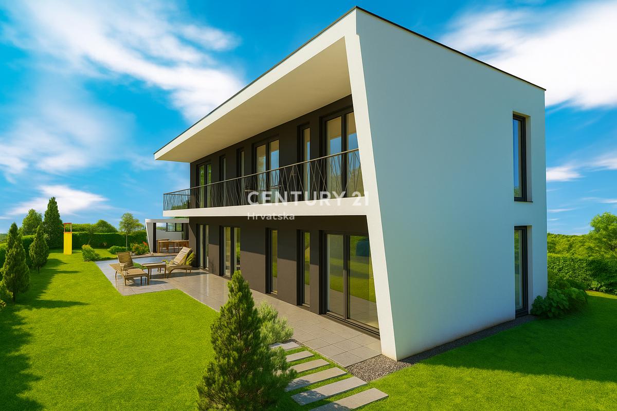 POREČ, 8 KM, MODERNA NUOVA COSTRUZIONE CIRCONDATA DALLA NATURA