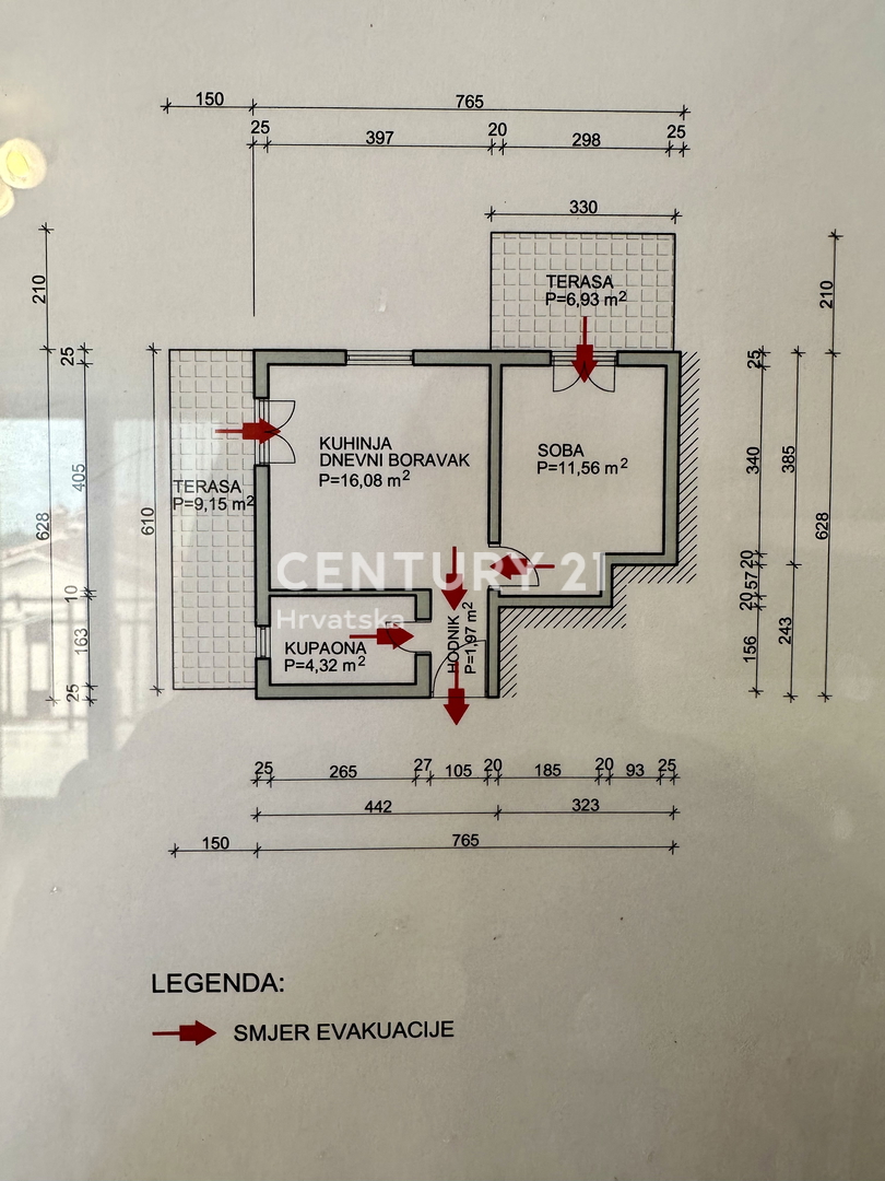LABIN, RABAC, APPARTAMENTO CON DUE TERRAZZE E VISTA APERTA SUL MARE
