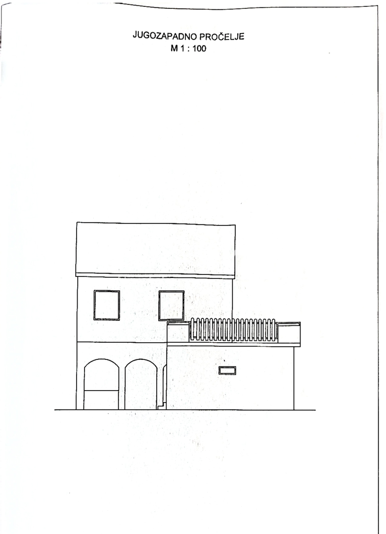 Kraj, Pašman, casa con tre appartamenti e garage. Vista mare dalla terrazza di 85 m2