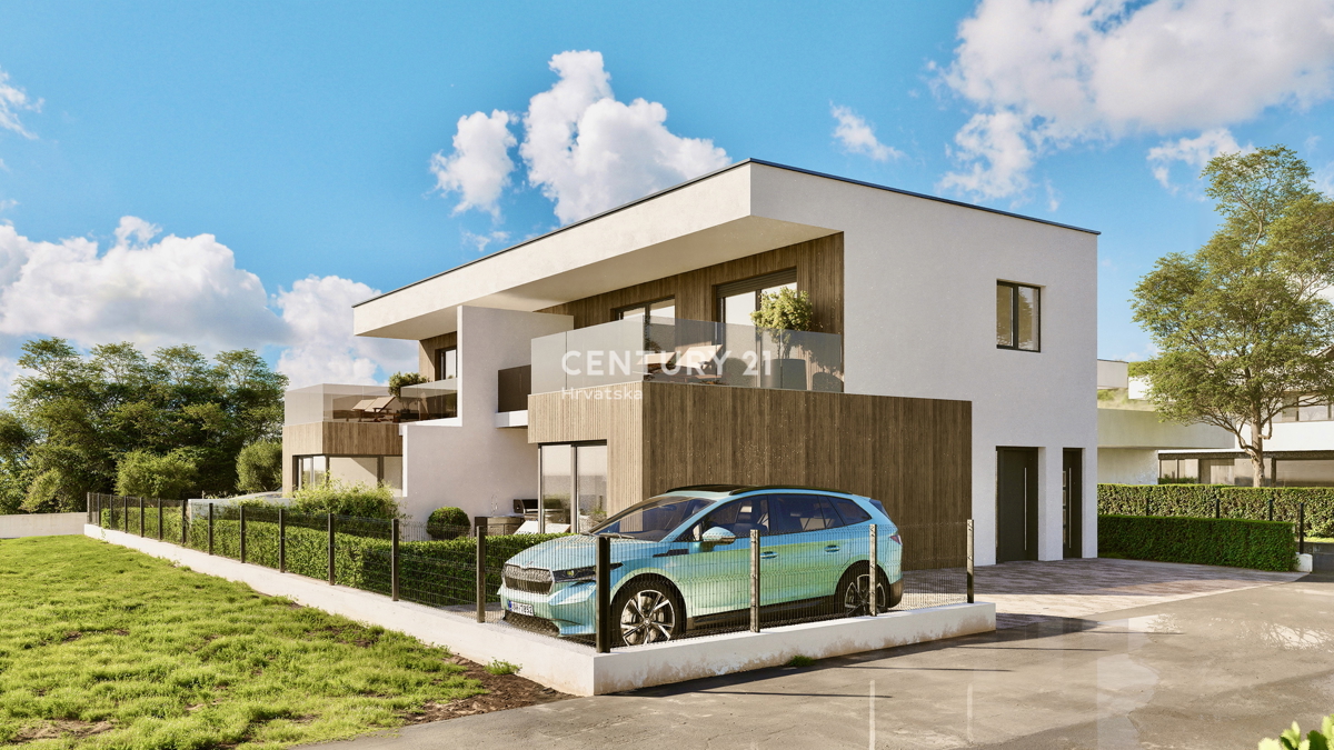 UMAG, BAŠANIJA, NUOVA VILLA DUPLEX A SOLI 250 METRI DALLA SPIAGGIA