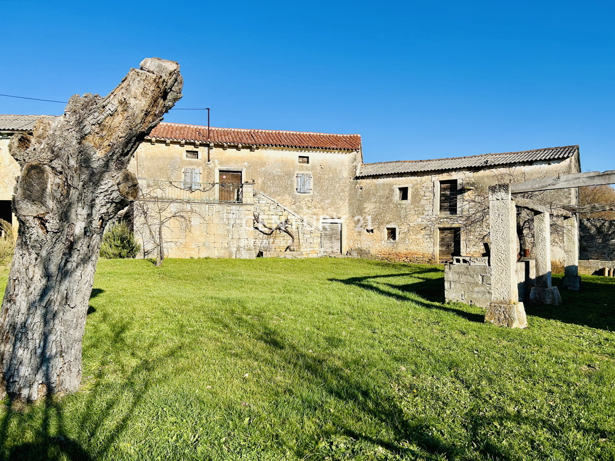 POREČ, DINTORNI, ESCLUSIVO PODERE AUTOCTONO ISTRIANO CON VISTA SUL MARE