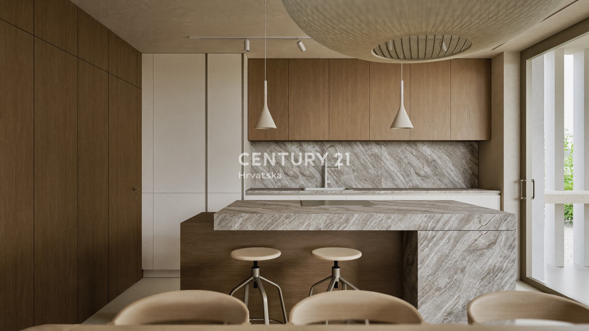 LABIN, VILLA NUOVA CON PISCINA E 4 CAMERE DA LETTO