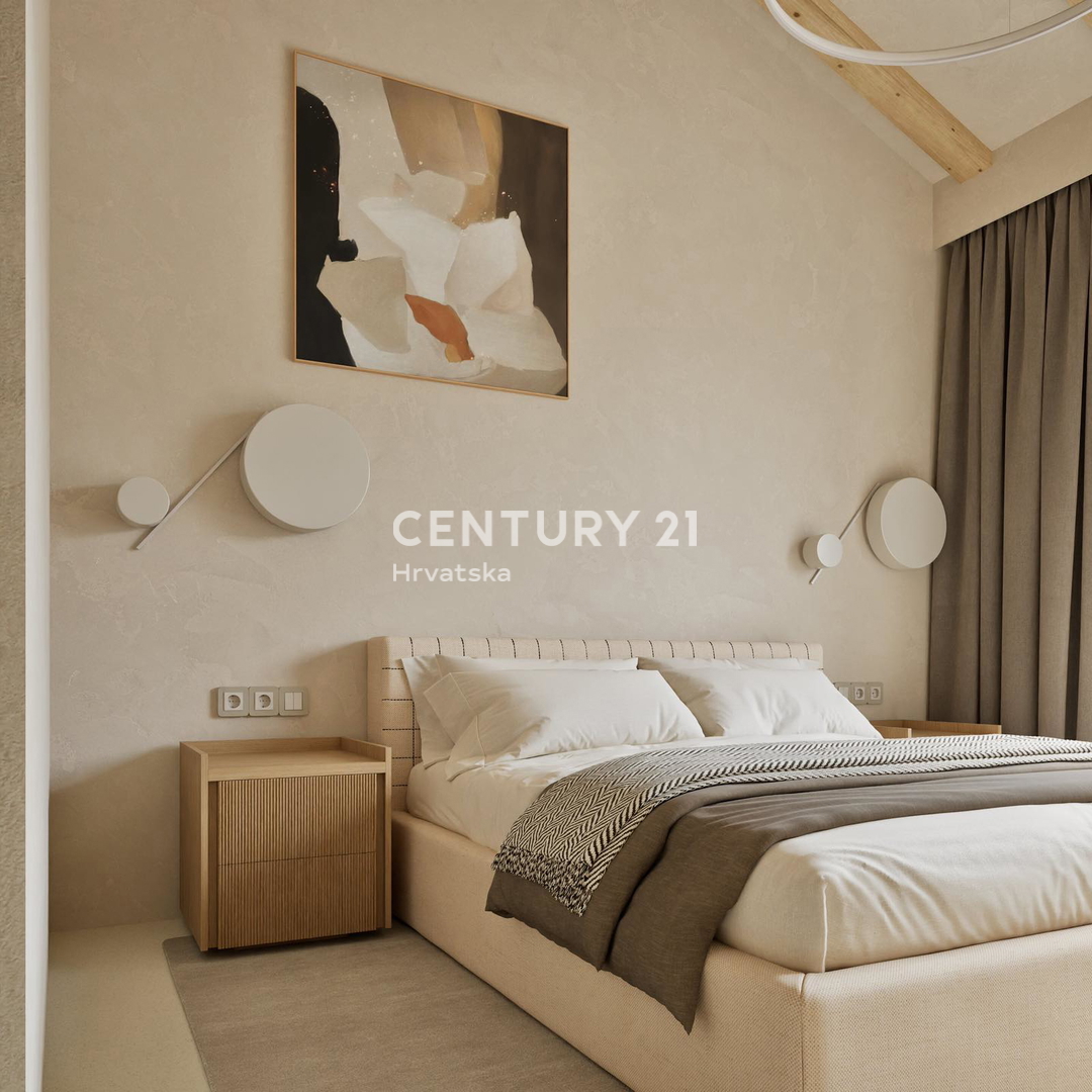 LABIN, VILLA NUOVA CON PISCINA E 4 CAMERE DA LETTO