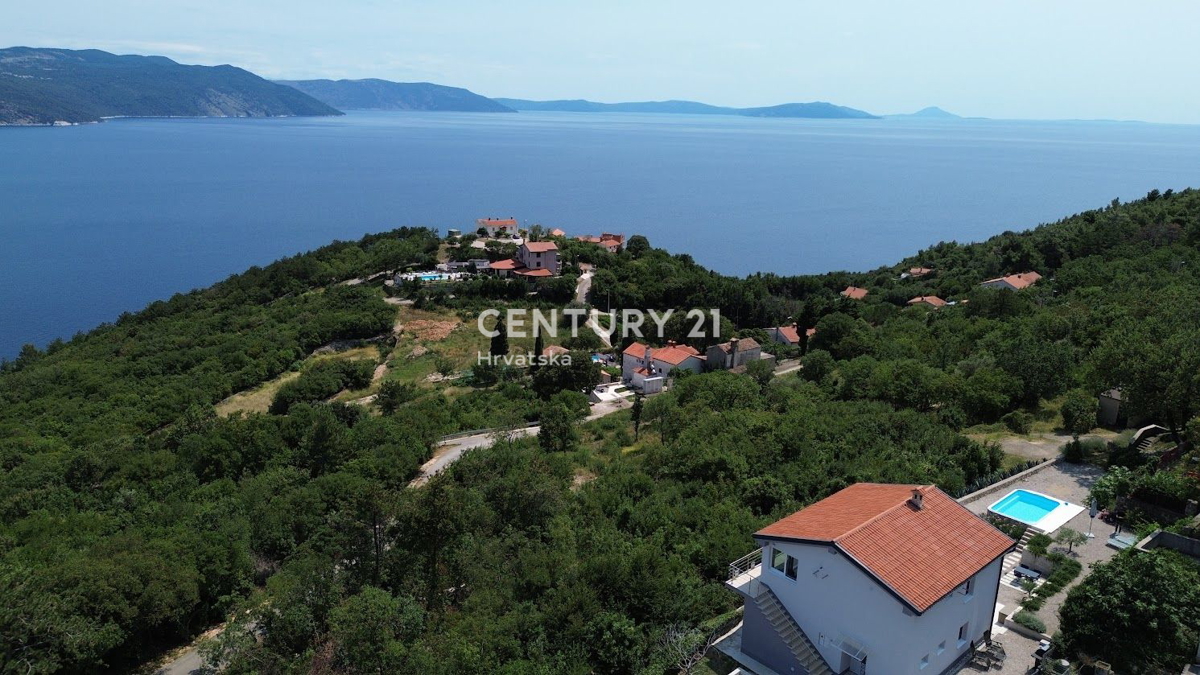 LABIN, CASA CON VISTA PANORAMICA SUL MARE