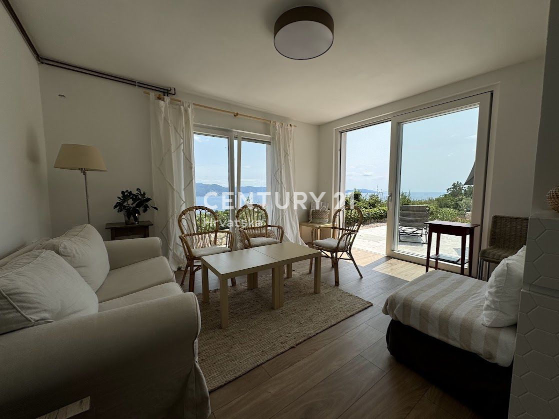 LABIN, CASA CON VISTA PANORAMICA SUL MARE