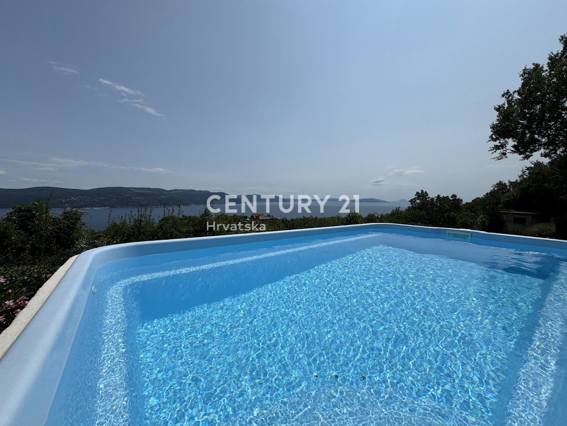 LABIN, CASA CON VISTA PANORAMICA SUL MARE