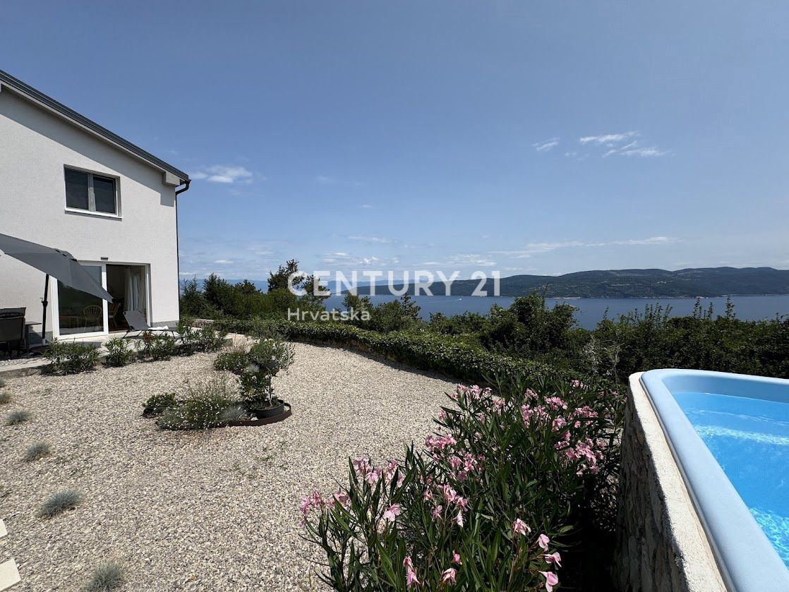 LABIN, CASA CON VISTA PANORAMICA SUL MARE