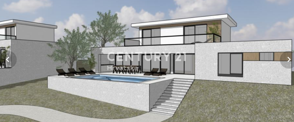 KAROJBA, TERRENO EDIFICABILE CON PERMESSO DI COSTRUIRE PER DUE CASE MODERNE