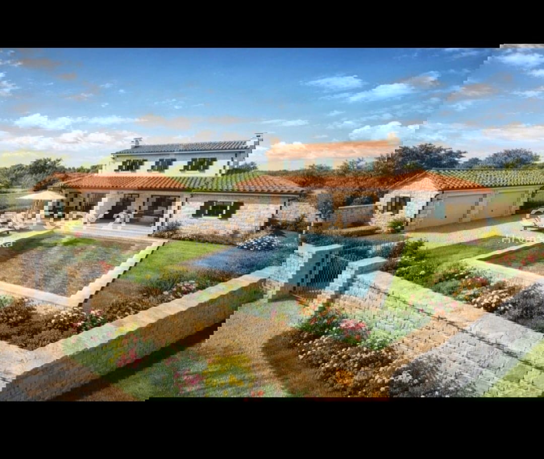 VODNJAN, TERRENO EDIFICABILE ISOLATO CON PERMESSO DI COSTRUIRE