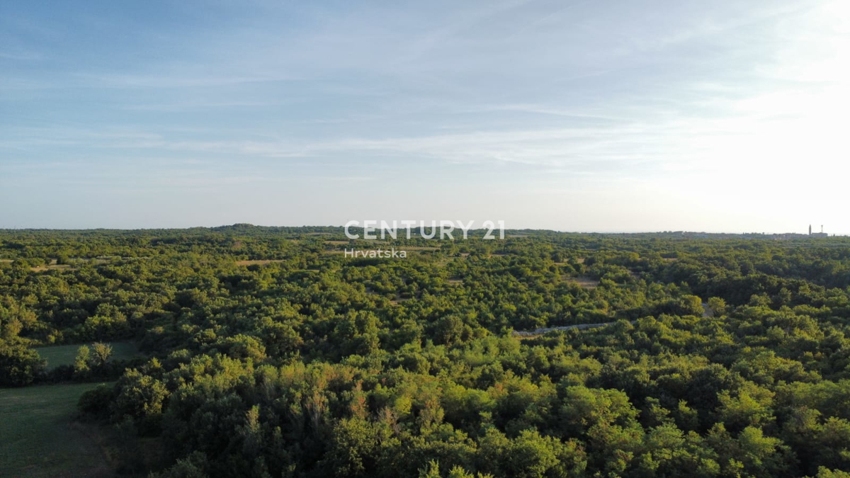 VODNJAN, TERRENO EDIFICABILE ISOLATO CON PERMESSO DI COSTRUIRE