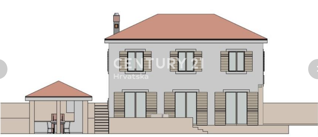 SVETVINČENAT, TERRENO EDIFICABILE CON PERMESSO DI COSTRUIRE PER VILLA E TERRENO AGRICOLO AL MARGINE DELLA CIVILTÀ