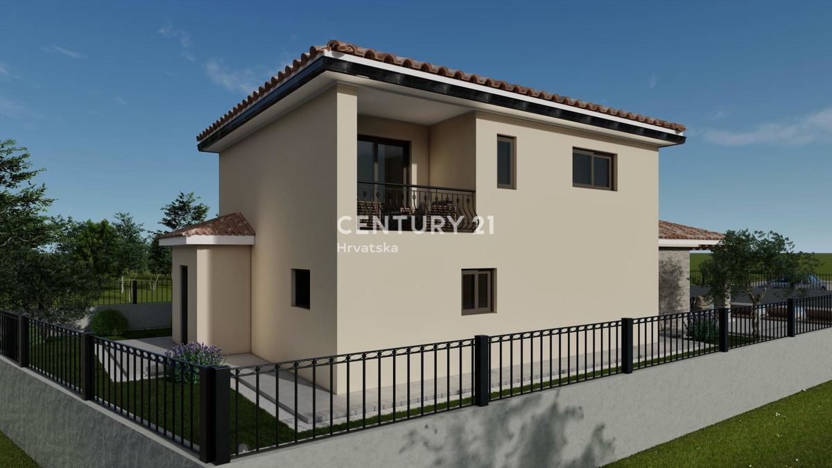 POREČ, 7 KM, CASA CON PISCINA IN COSTRUZIONE