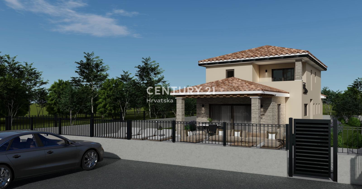 POREČ, 7 KM, CASA CON PISCINA IN COSTRUZIONE