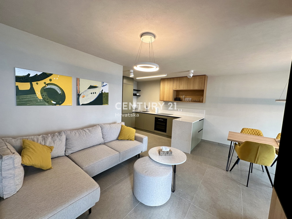 LABIN, APPARTAMENTO IN NUOVA COSTRUZIONE CON VISTA APERTA SUL MARE