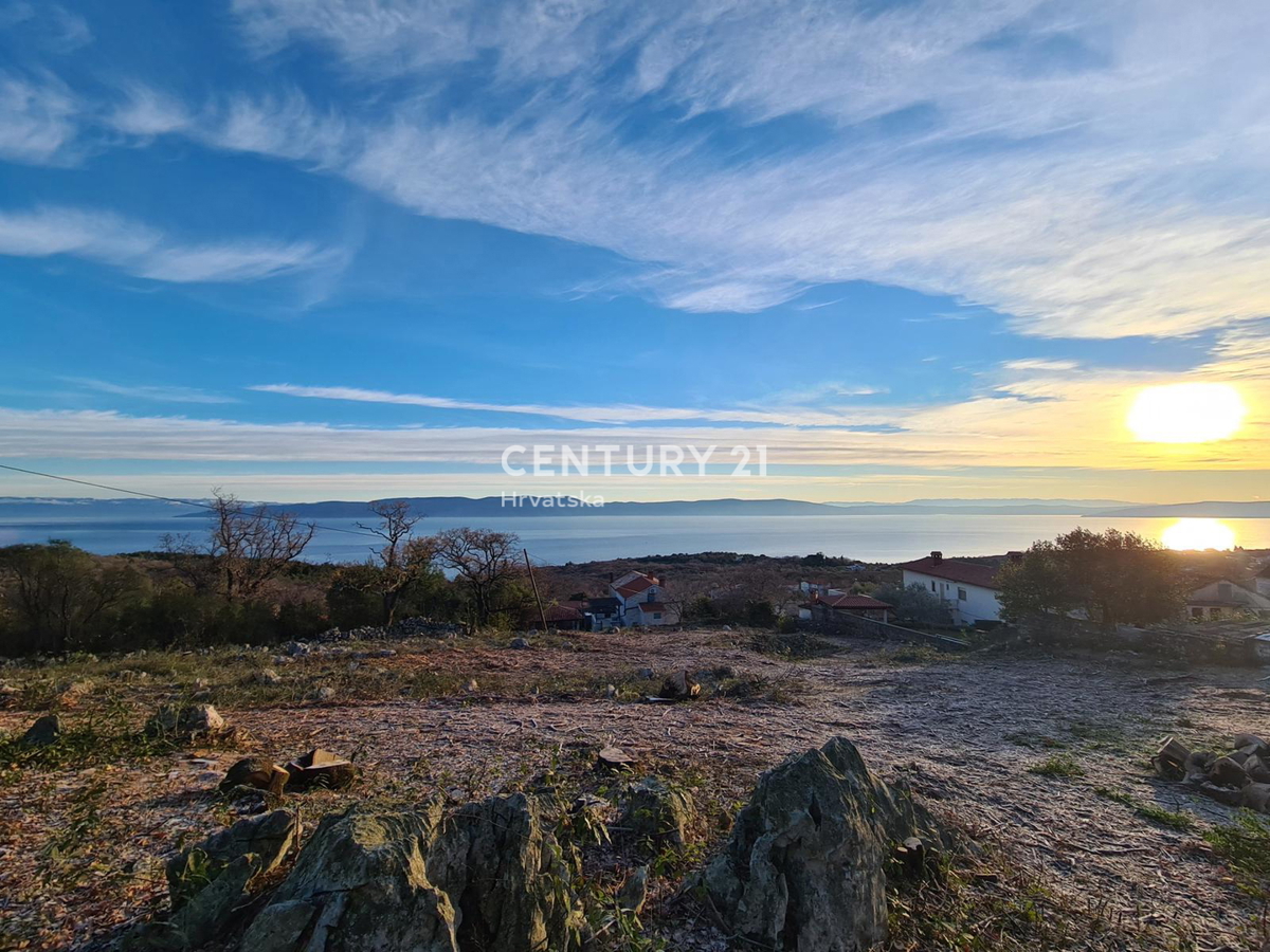LABIN, TERRENO EDILIZIO CON VISTA APERTA SUL MARE