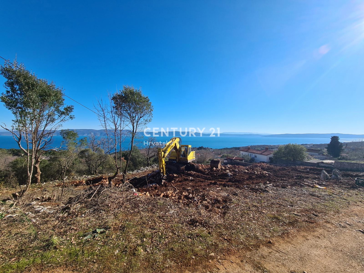 LABIN, TERRENO EDILIZIO CON VISTA APERTA SUL MARE