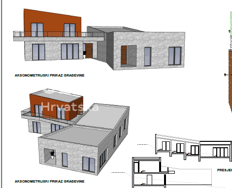 VIŽINADA, VENDITA TERRENO EDIFICABILE CON VISTA SU MOTOVUN