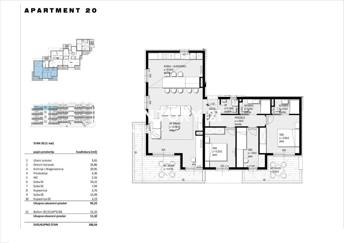 Vendita, Appartamento, 4 locali, Splitsko-dalmatinska županija, Seget Donji