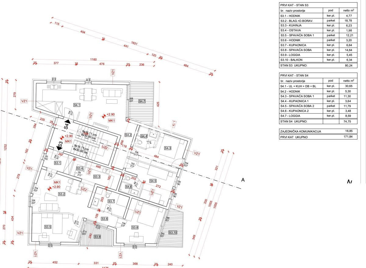 Vendita, Appartamento, 3 locali, Provincia di Istria, Umag