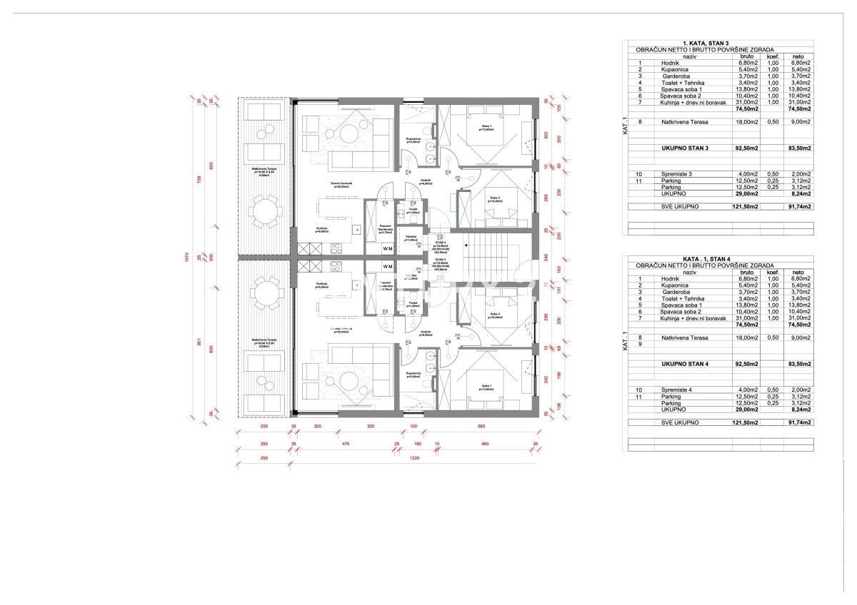 Vendita, Appartamento, 3 locali, Istarska županija, Poreč