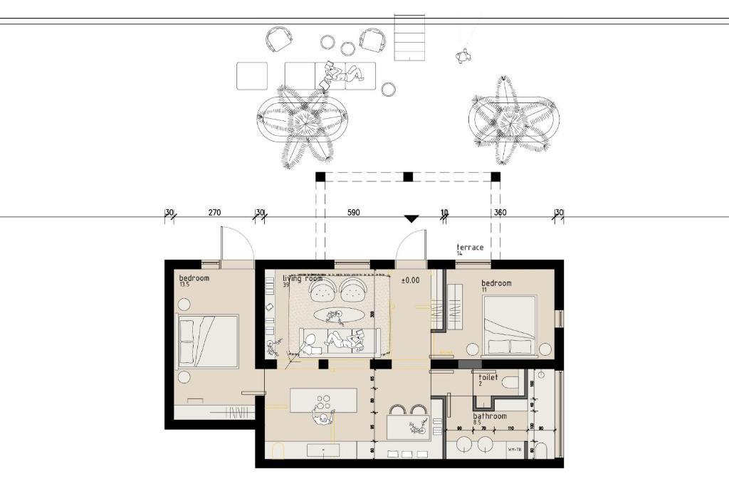 LOŠINJ, APPARTAMENTO DI PRESTIGIO PRIMA FILA SULLA SPIAGGIA E SUL MARE