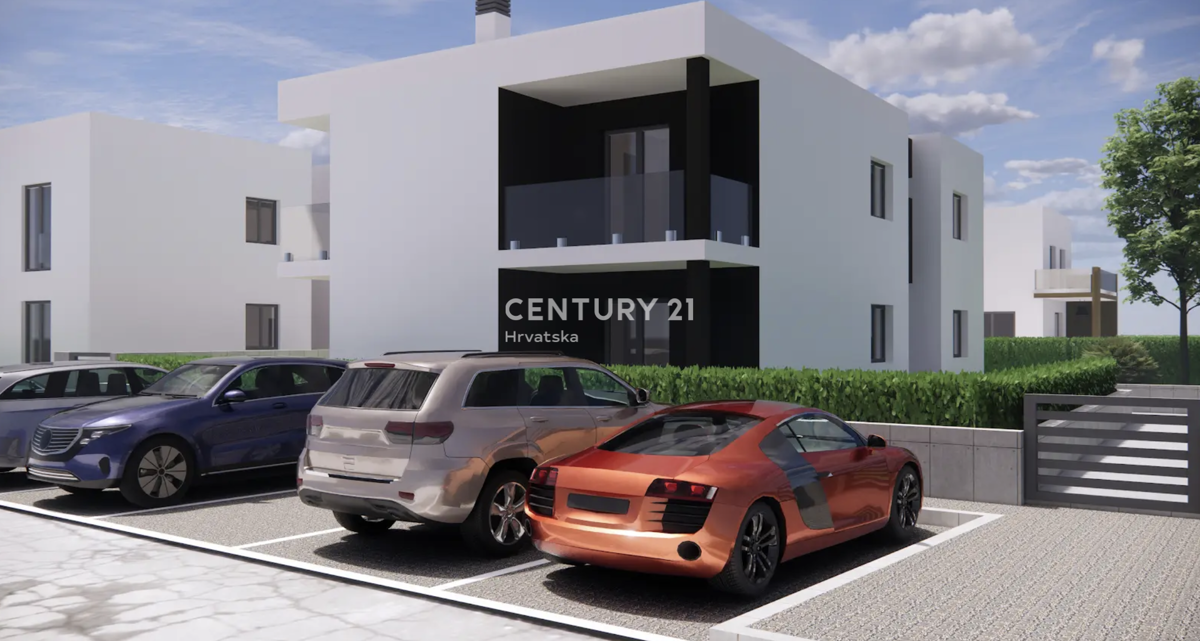 POREČ, PERIFERIA, NUOVO APPARTAMENTO AL PIANO TERRA A SOLI 2 KM DAL CENTRO CITTÀ