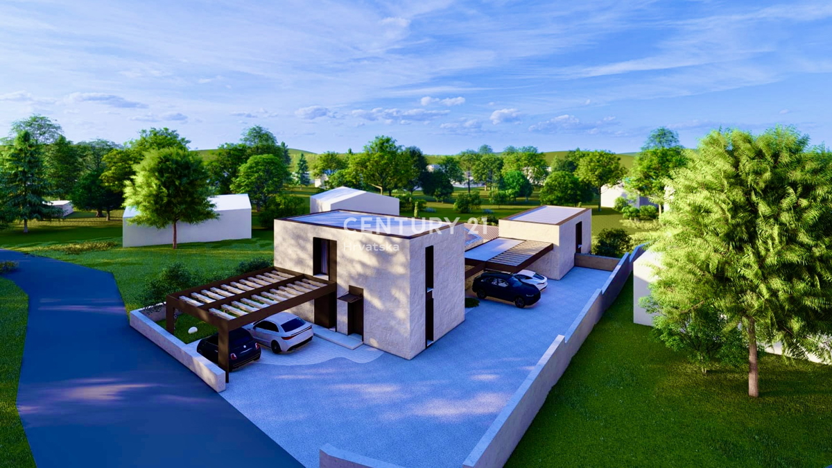 NOVIGRAD, DINTORNI, NUOVA COSTRUZIONE A SOLO 1,5 KM DALLA SPIAGGIA IN POSIZIONE TOP