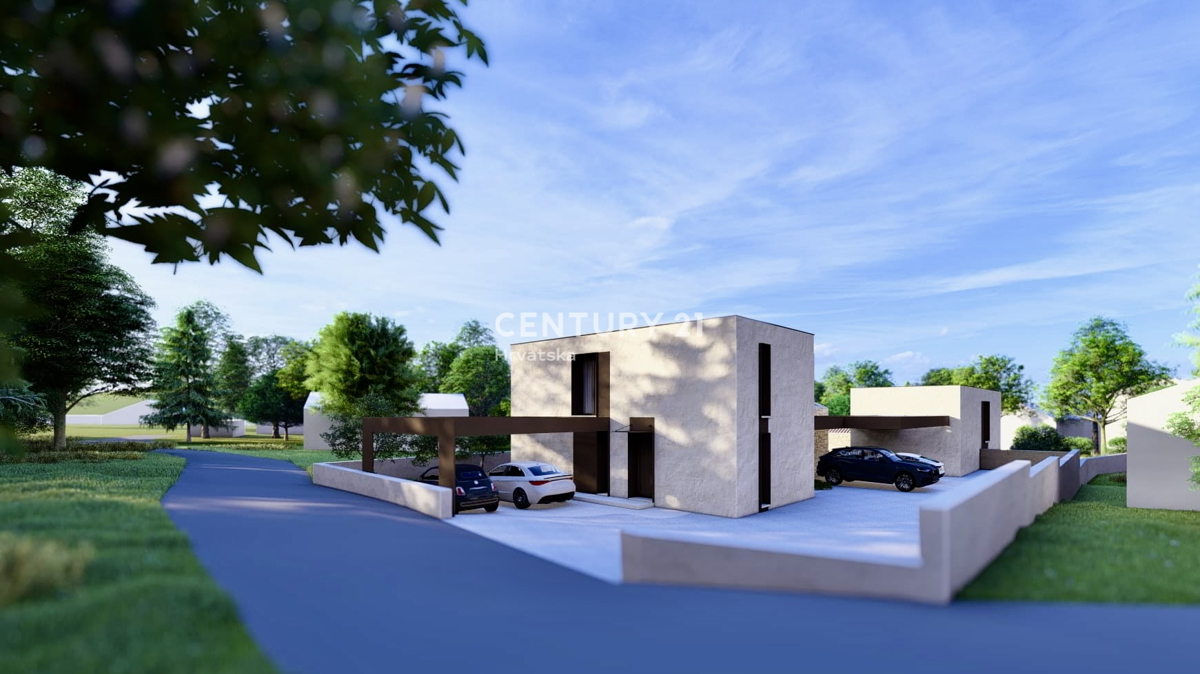 NOVIGRAD, DINTORNI, NUOVA COSTRUZIONE A SOLO 1,5 KM DALLA SPIAGGIA IN POSIZIONE TOP