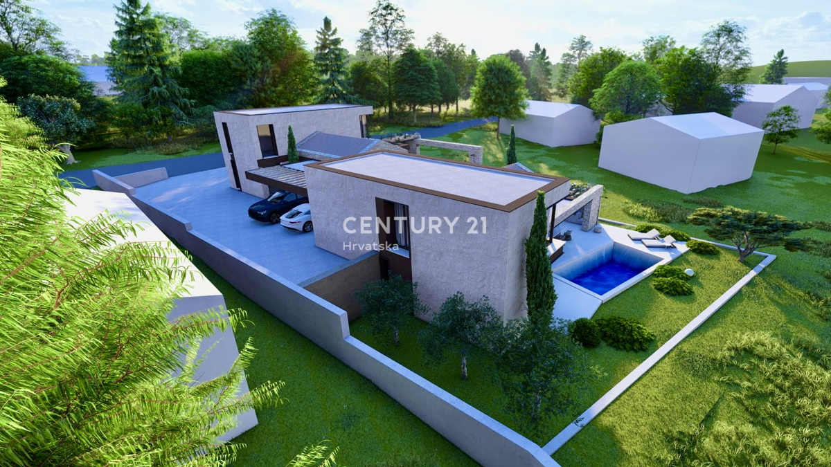 NOVIGRAD, DINTORNI, NUOVA COSTRUZIONE A SOLO 1,5 KM DALLA SPIAGGIA IN POSIZIONE TOP