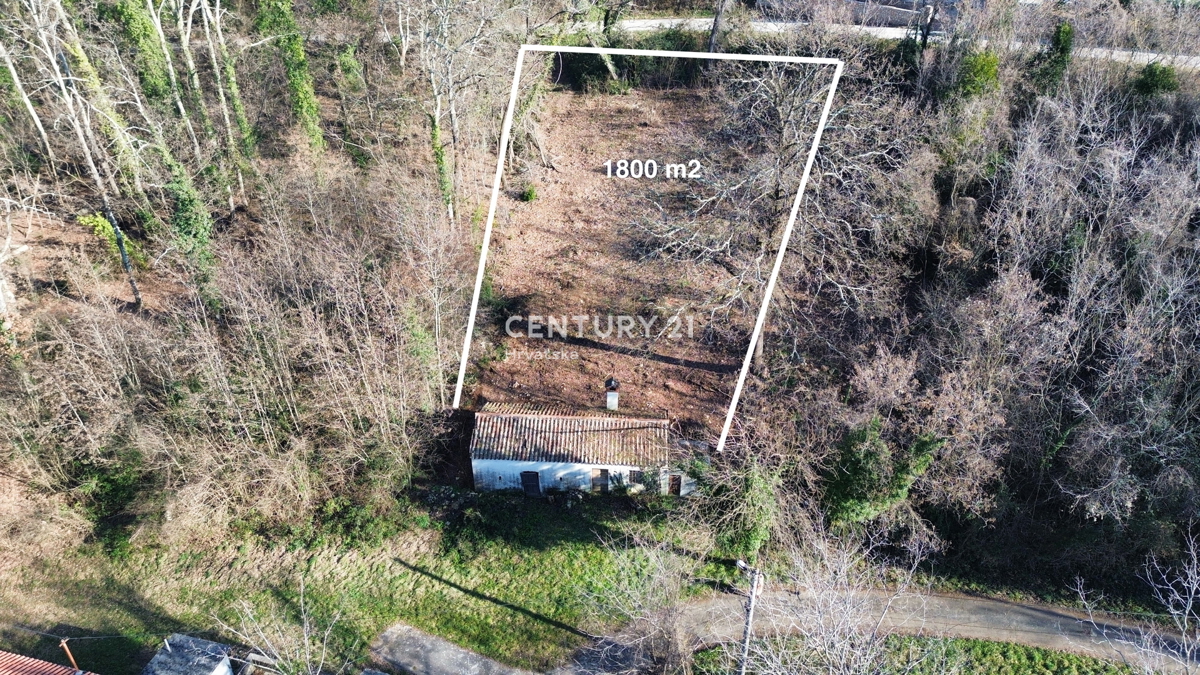LABIN, PERIFERIA, CASA IN PIETRA E AMPIO TERRENO EDIFICABILE