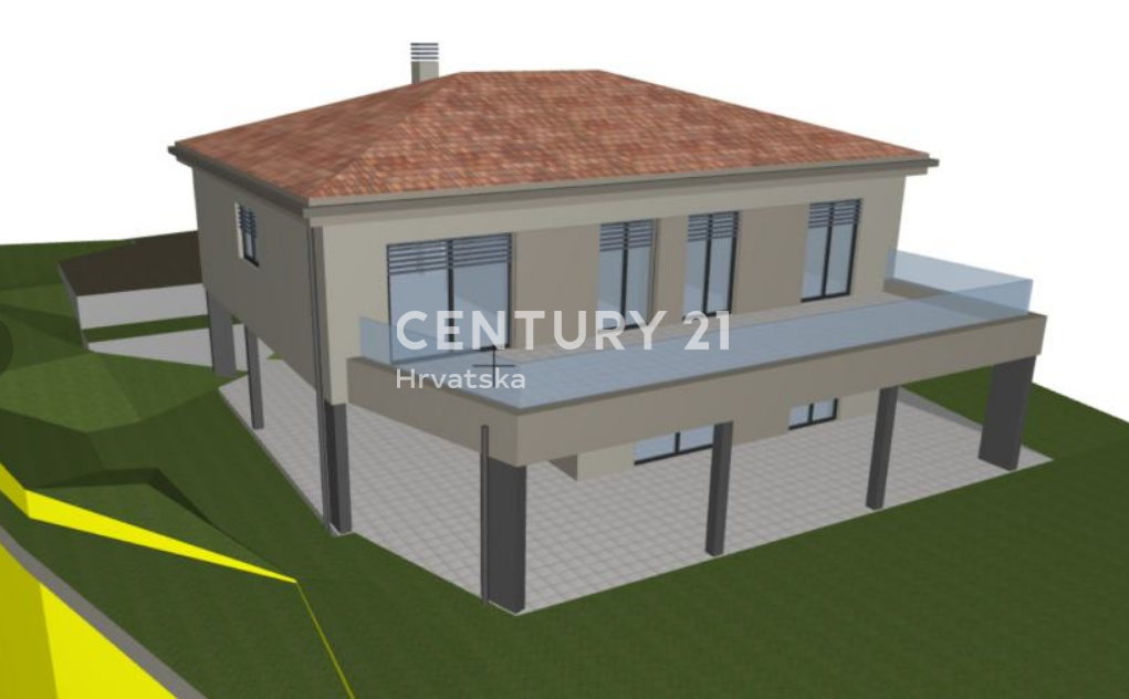POREČ, TERRENO EDIFICABILE IN VENDITA CON PERMESSO DI COSTRUIRE