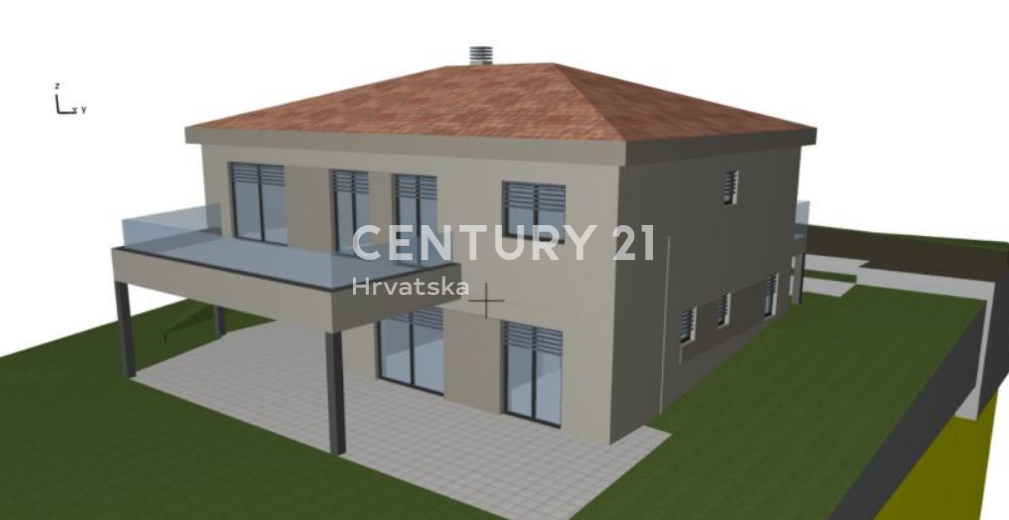 POREČ, TERRENO EDIFICABILE IN VENDITA CON PERMESSO DI COSTRUIRE